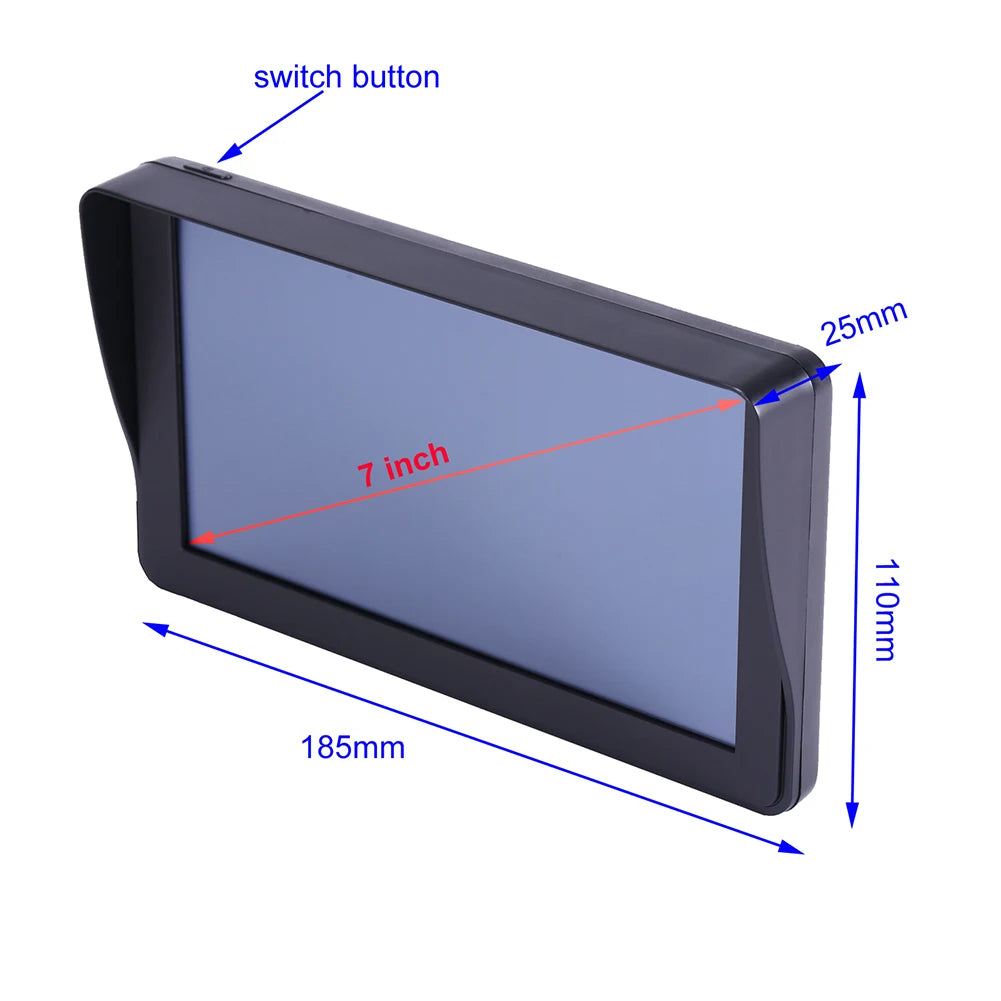 G101 GPS Navigator 7 Inch Car GPS Navigation Navigator 256MB+8G Capacitive Screen FM Voice Prompts HD Resolution for Car Truck