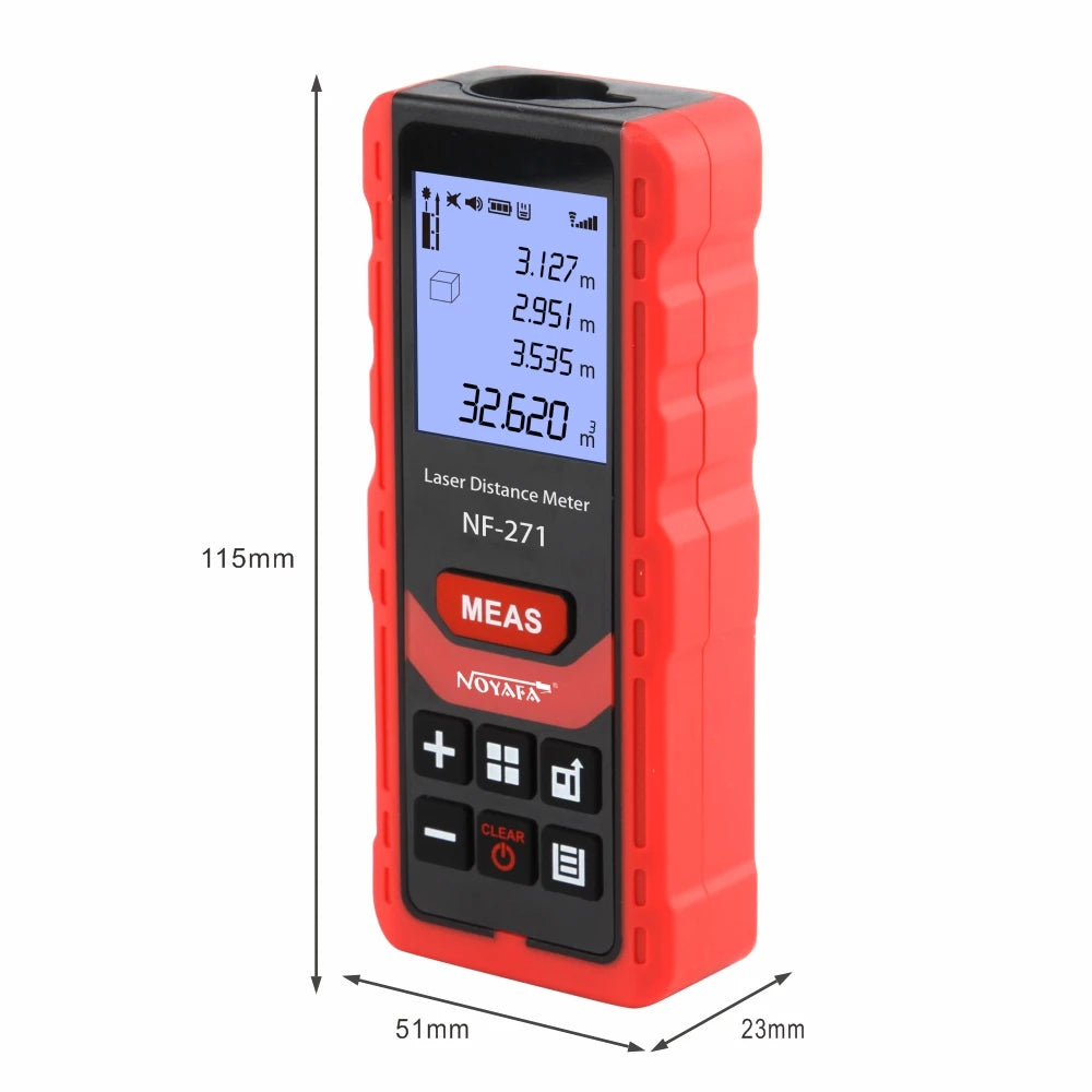 Laser Distance Range Finder Measure Device Digital Ruler Test Tool