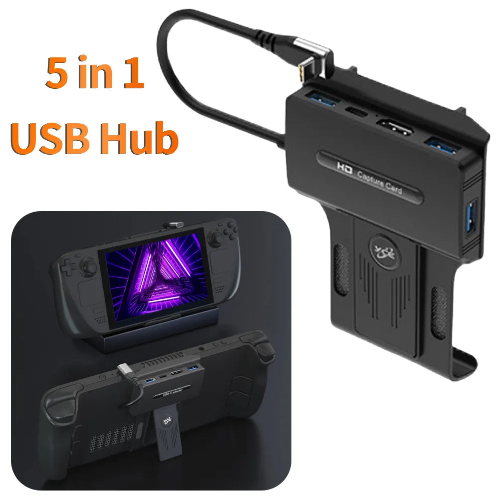 Docking Station 5 in 1 Holder USB Hub Charging Base