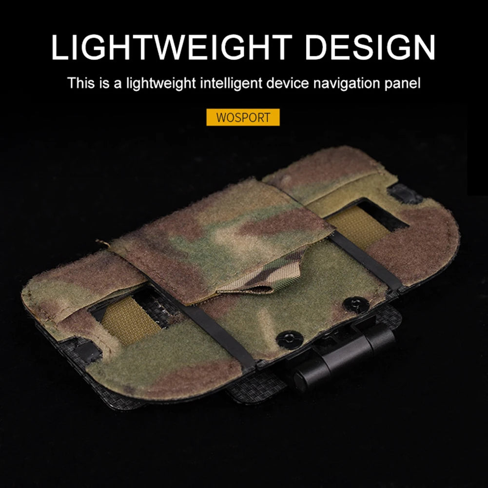 vest Molle Phone Holder Cell Phone Board with MOLLE Strap Carrier