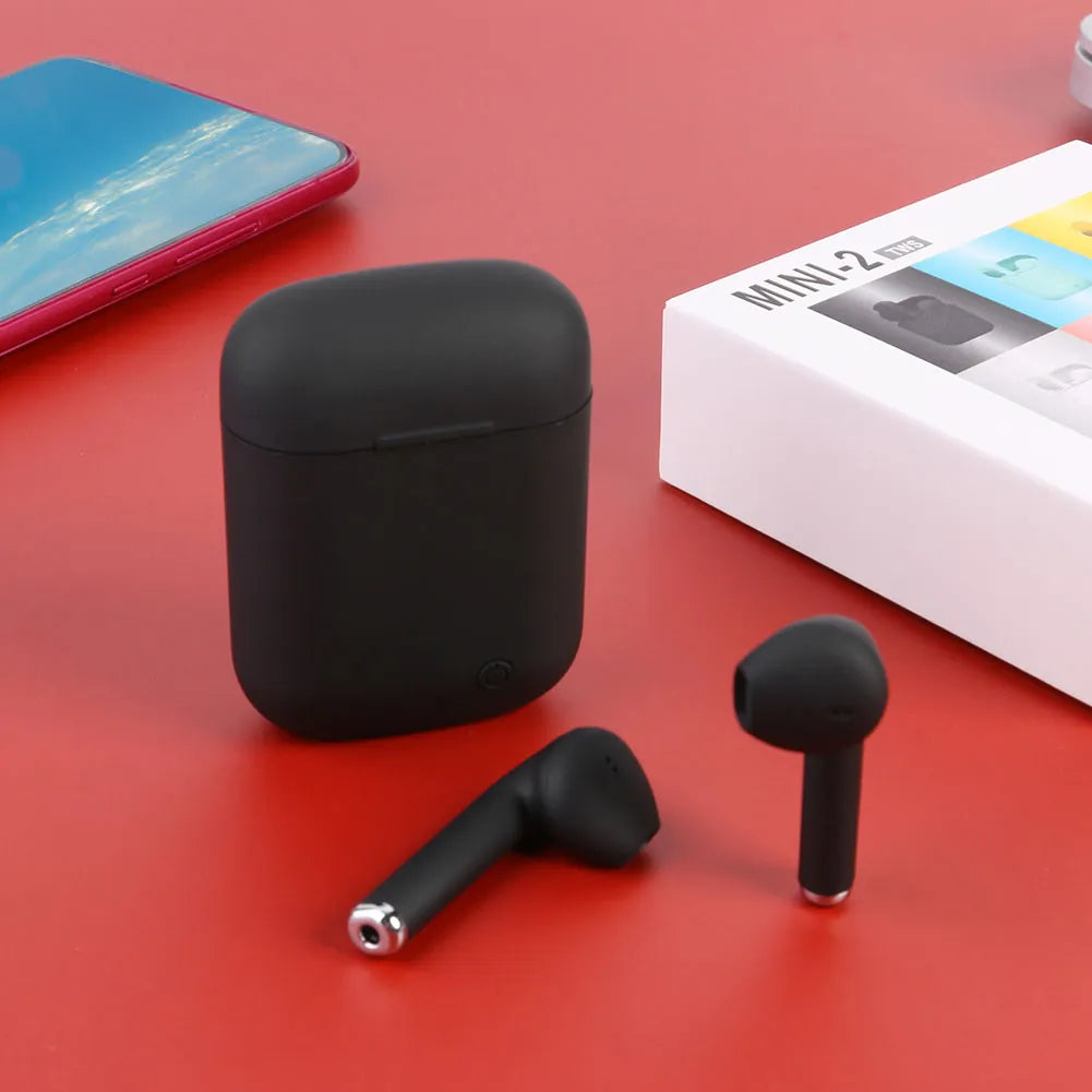Wireless Earphones, Stereo Sports Earbuds Headset with Mic, Bluetooth
