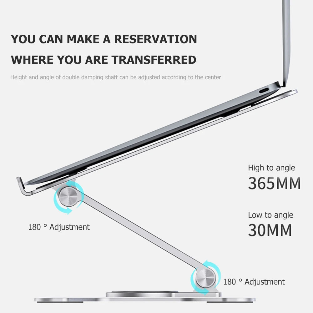 360 Rotating Notebook Support Bracket Adjustable Laptop Cooling Stand