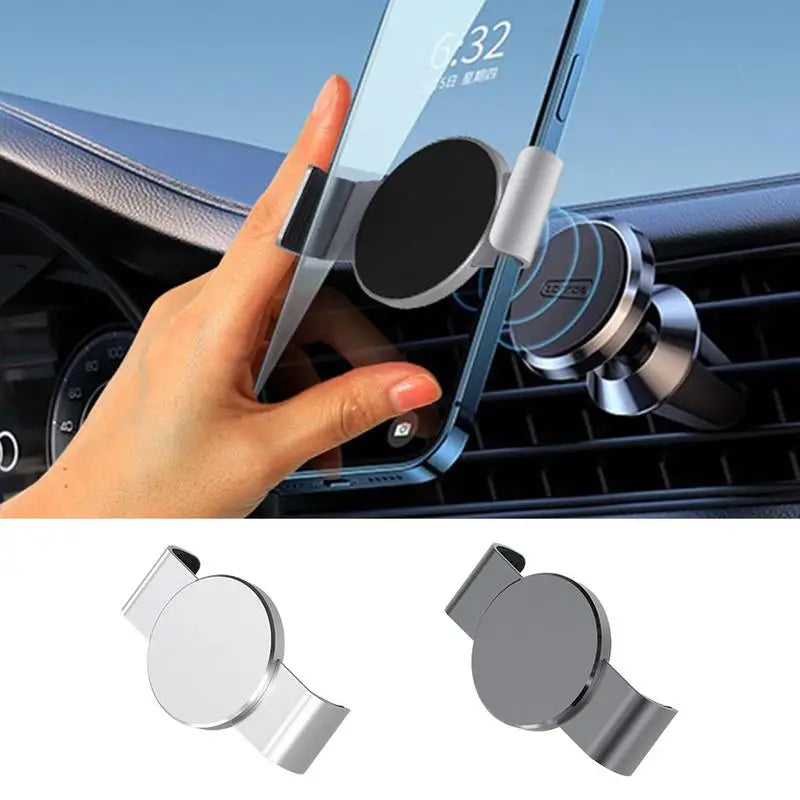 Metal Phone Clamp for Magnetic Car Mount Phone Clip for Car for Smartphone