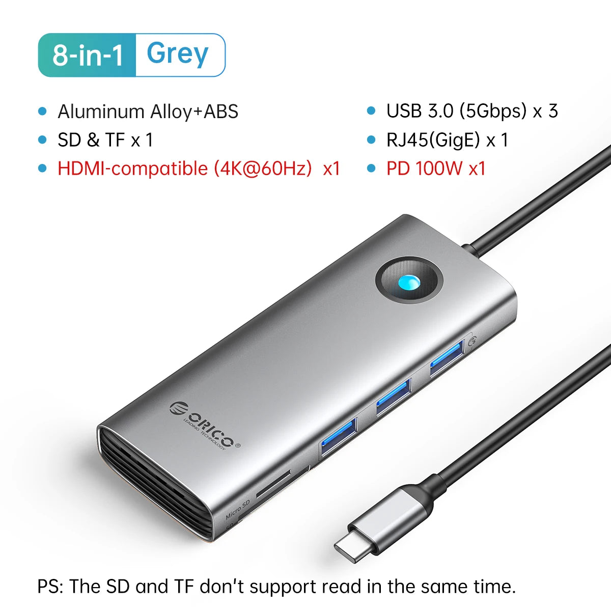 Docking Station C HUB HDMI USB 3.0 MacBook Pro Laptop