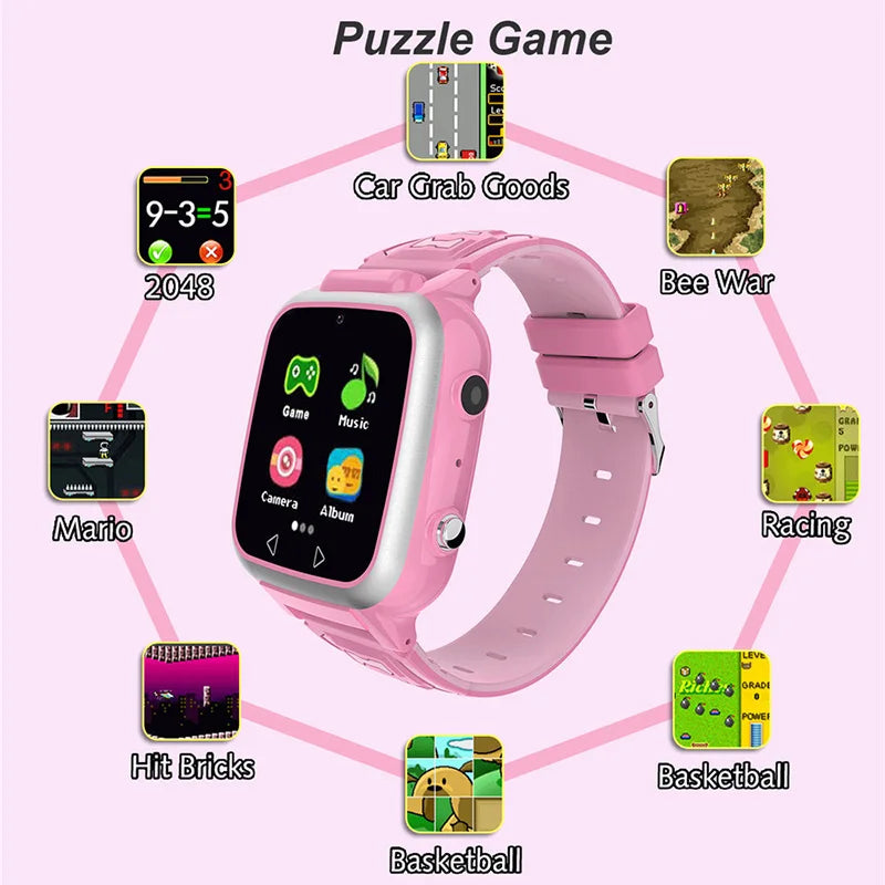 Watch Music Game Pedometer Dual Camera Children MP3 Recording Smartwatch Baby Watch Gift for Boys Girls