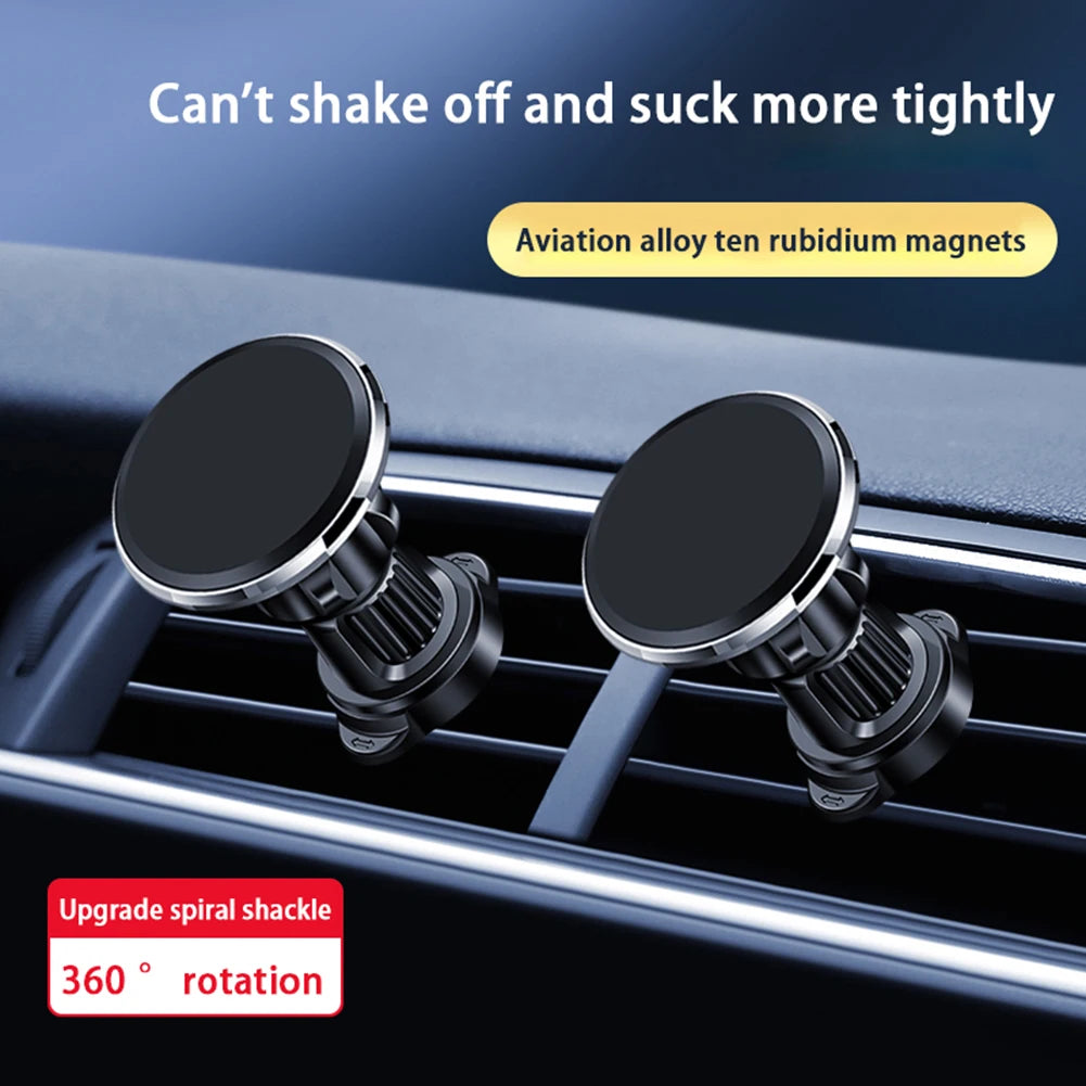 Car Phone Mount t GPS Support Magnetic 360 Degree Rotation