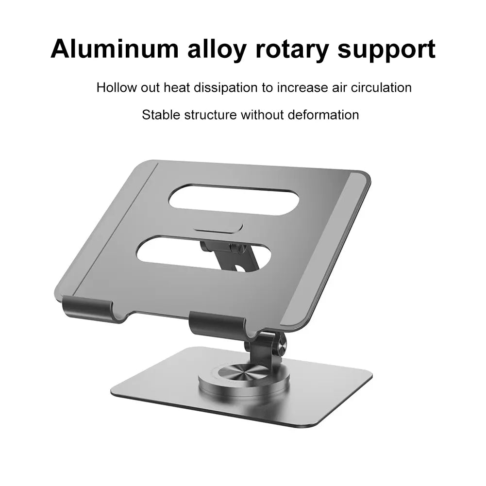 Tablet Stand Laptop Bracket For iPad 360 Rotation Foldable Mount