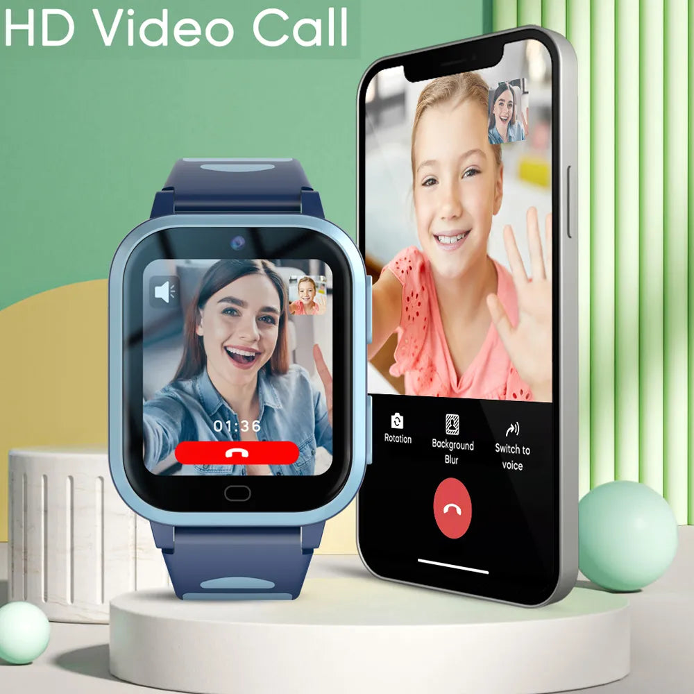 Kids Smart Watch GPS Wi-Fi Phone Sound Recording Call Back Monitor Alarm Clock