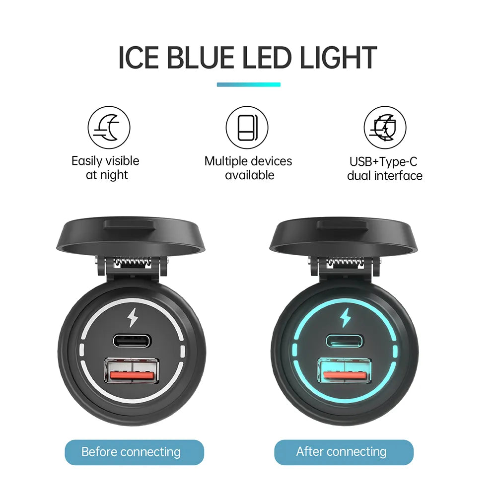 Motorcycle LED light