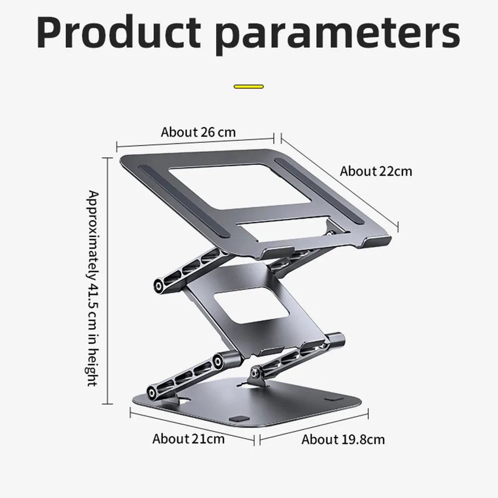 Adjustable Laptop Stand Foldable Holder Portable Notebook Tablet
