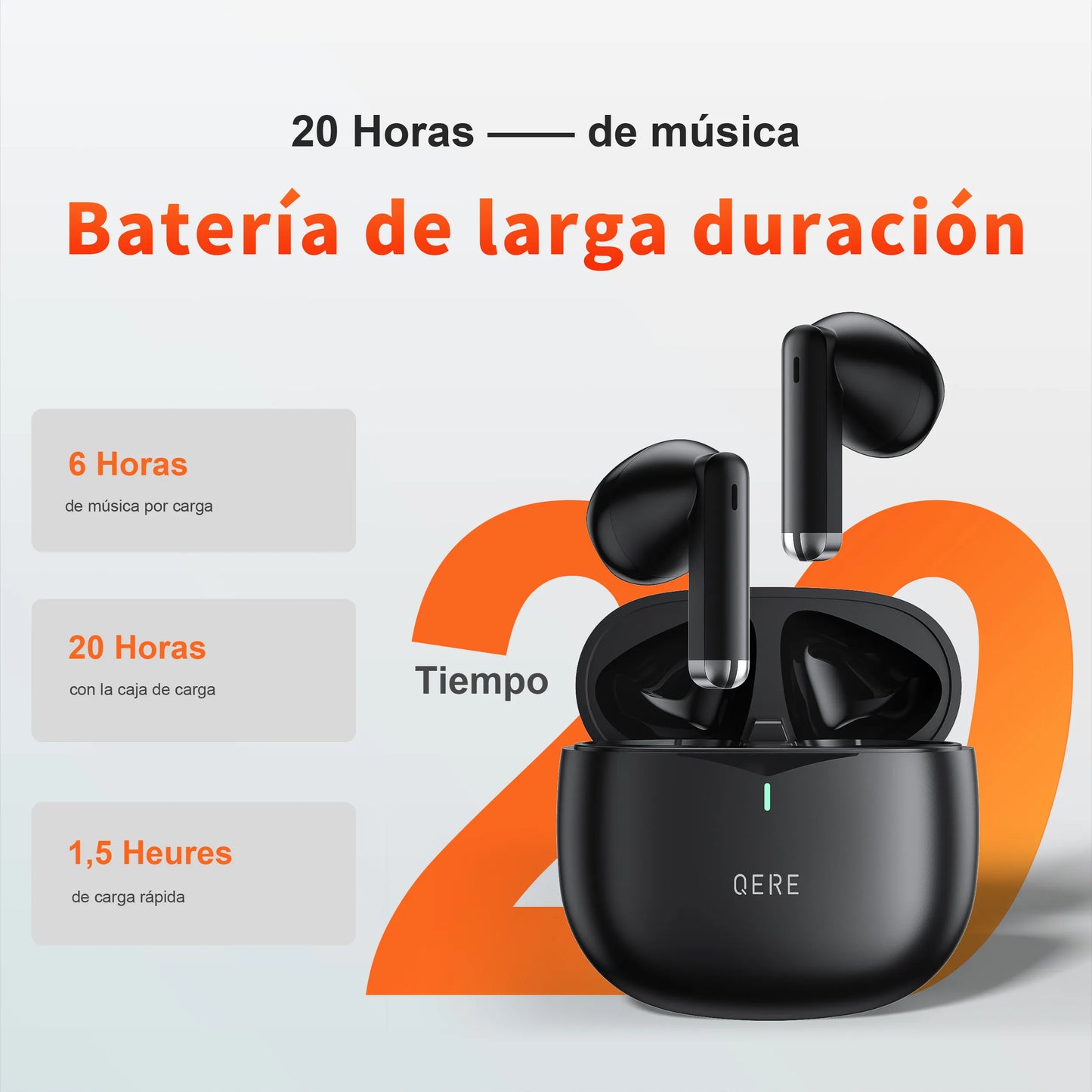 Wireless Earphones, Bluetooth Microphone, HIFI, Headphones,