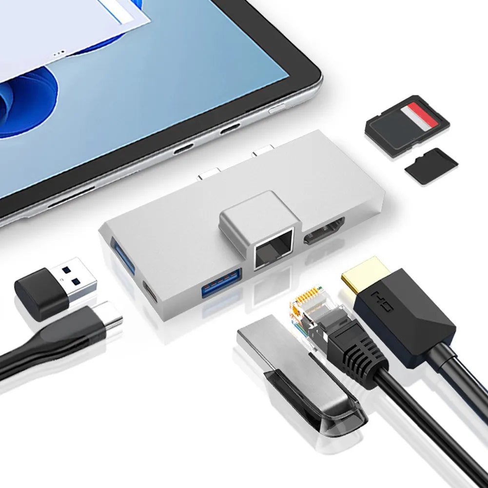 Microsoft Docking Station with USB 3.0 Memory Card Reader Converter