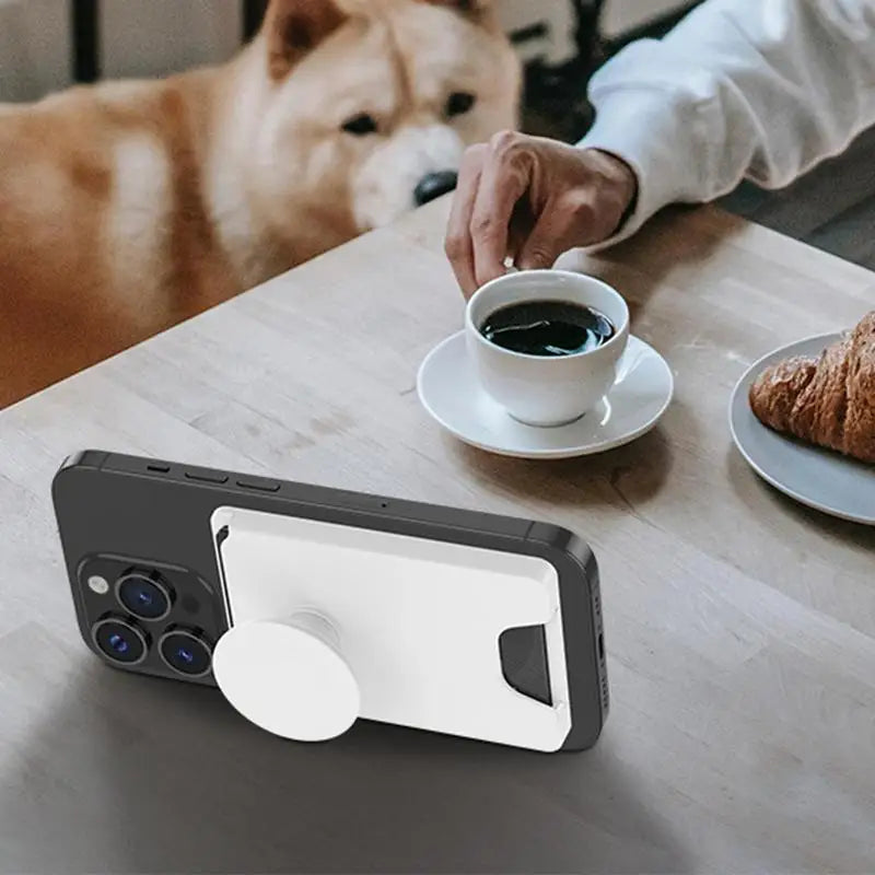 Mobile Phone Holder Strong Suction Car Wallet Phone Case Stand