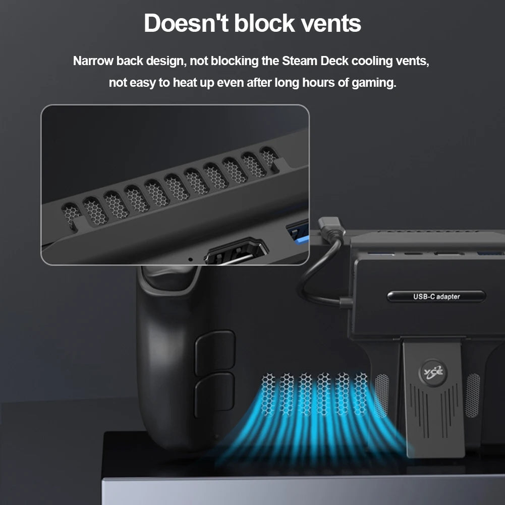Docking Station 5 in 1 Holder USB Hub Charging Base