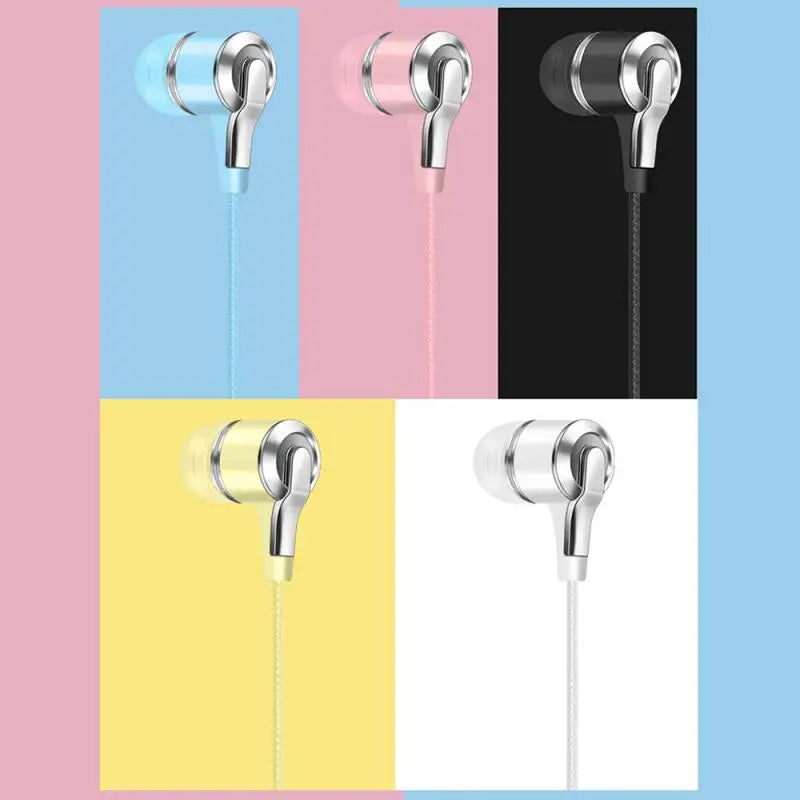 Wired Headphones, Earbuds, Stereo, Mic volume