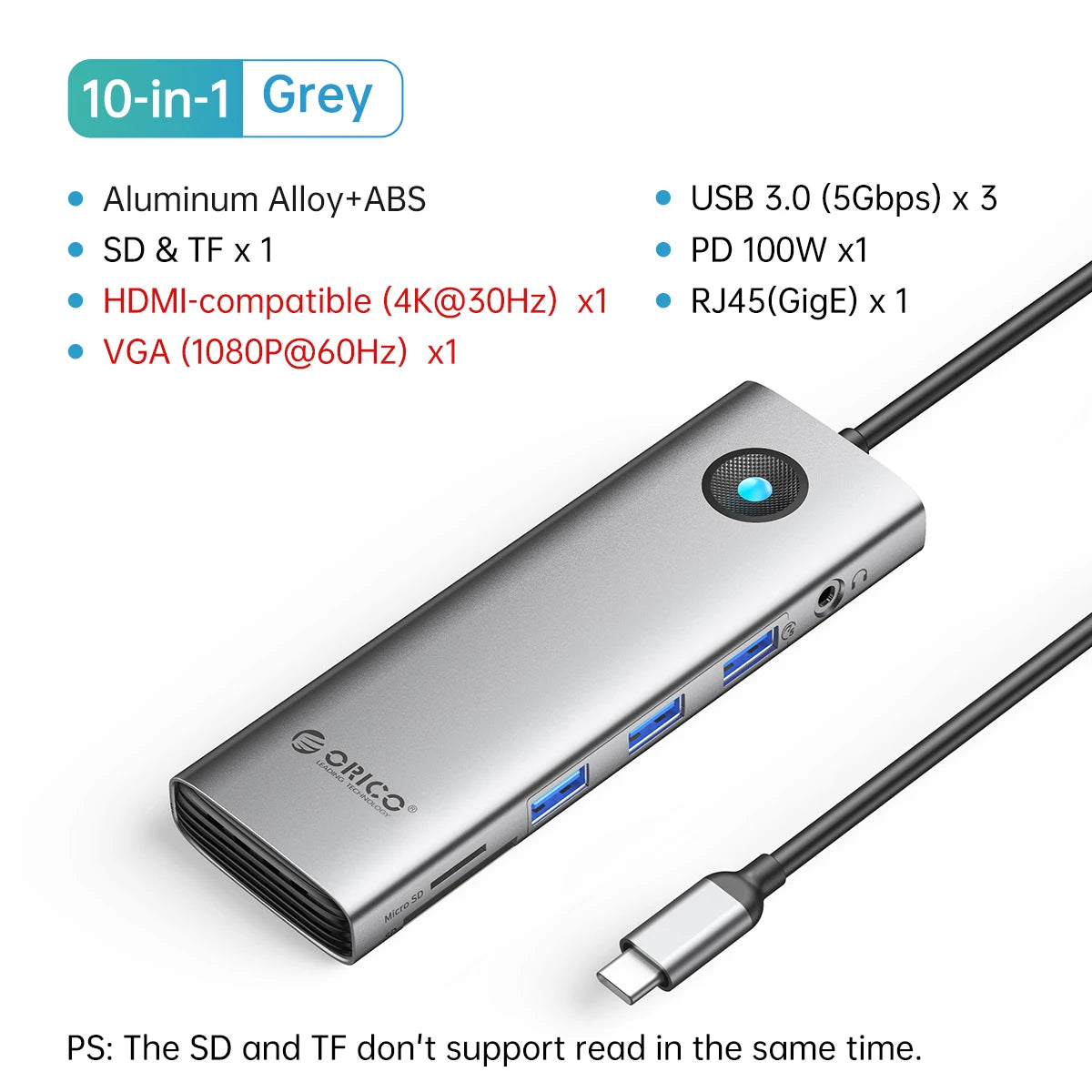 Docking Station C HUB HDMI USB 3.0 MacBook Pro Laptop