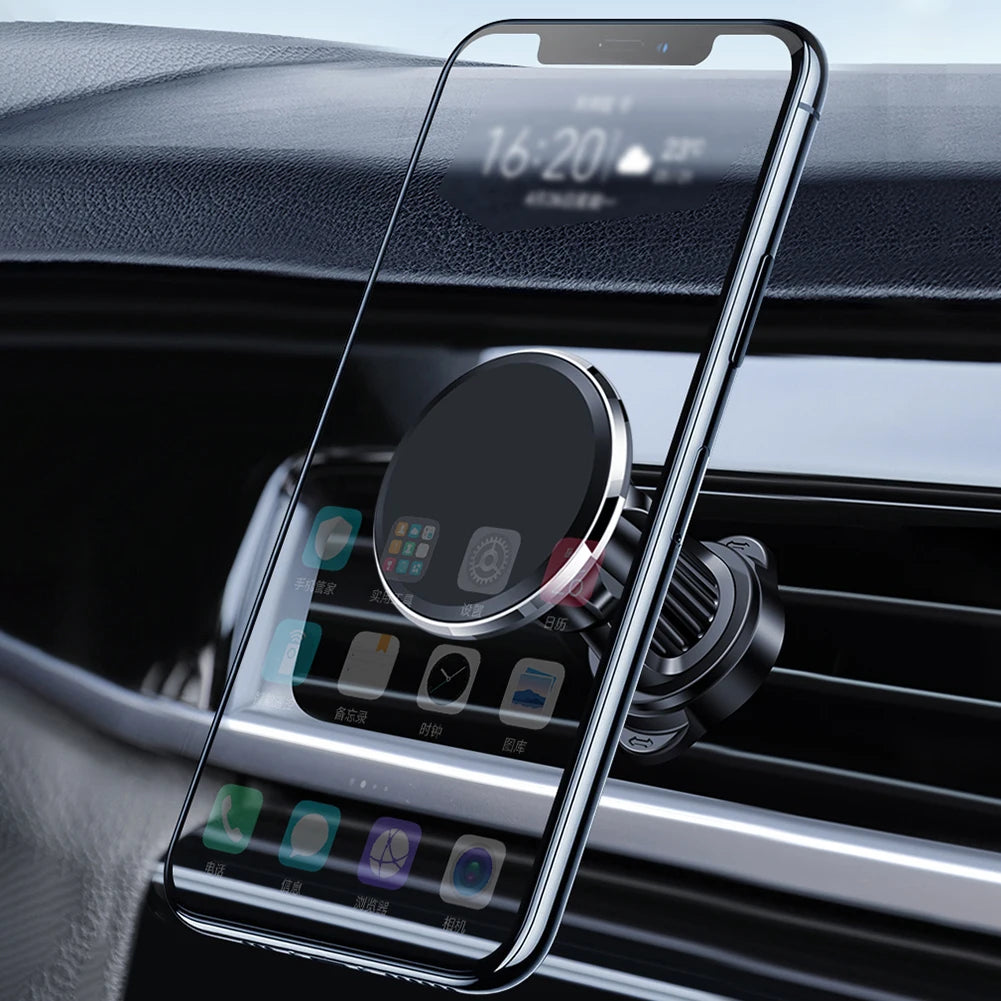 Car Phone Mount t GPS Support Magnetic 360 Degree Rotation