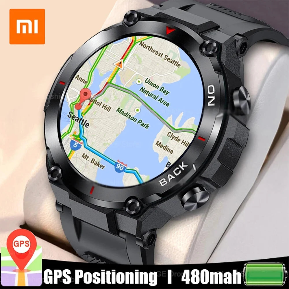 GPS Smart Watch Sport Reminder Health Monitor Heart Rate