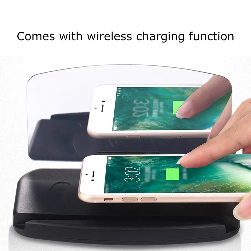 Wireless Charger, GPS Navigation r Car Phone Stand HUD