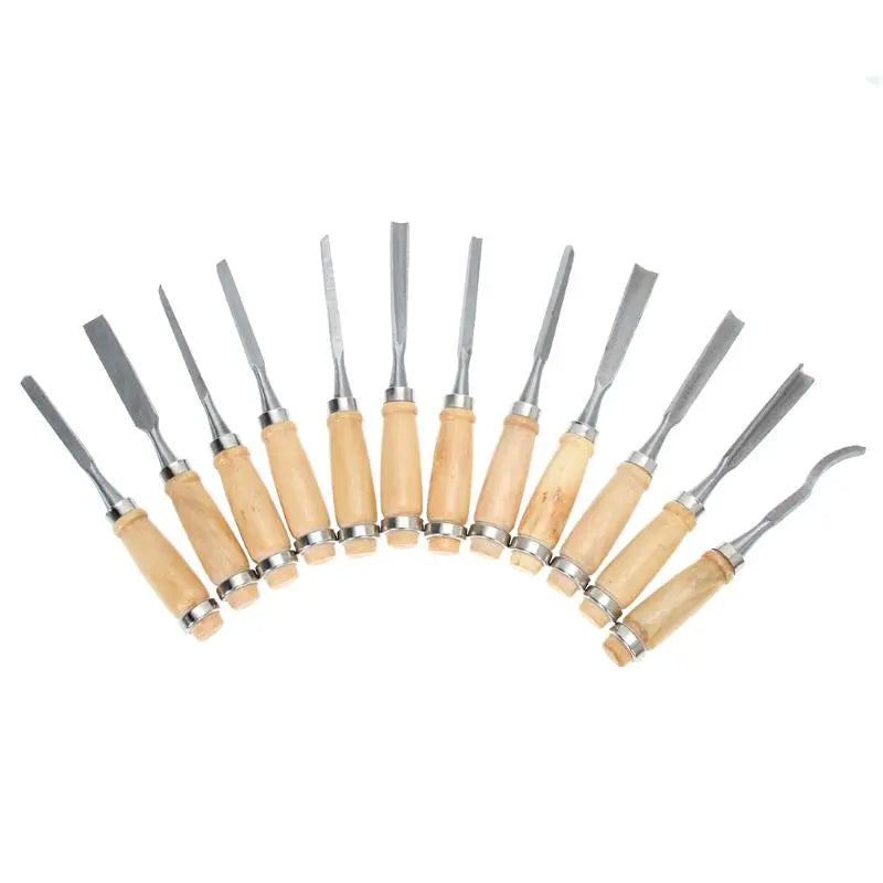 6/12Pcs l Wood Carving, Hand Chisel Tool, 
 Detailed Hand Tools