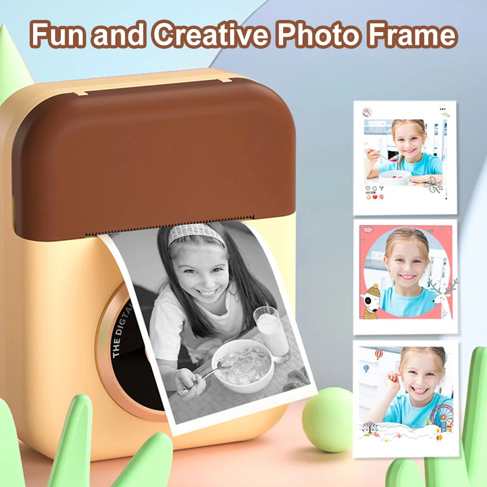 Instant Print Camera, Child Camera Video Recording Instant Printing Camera Gift