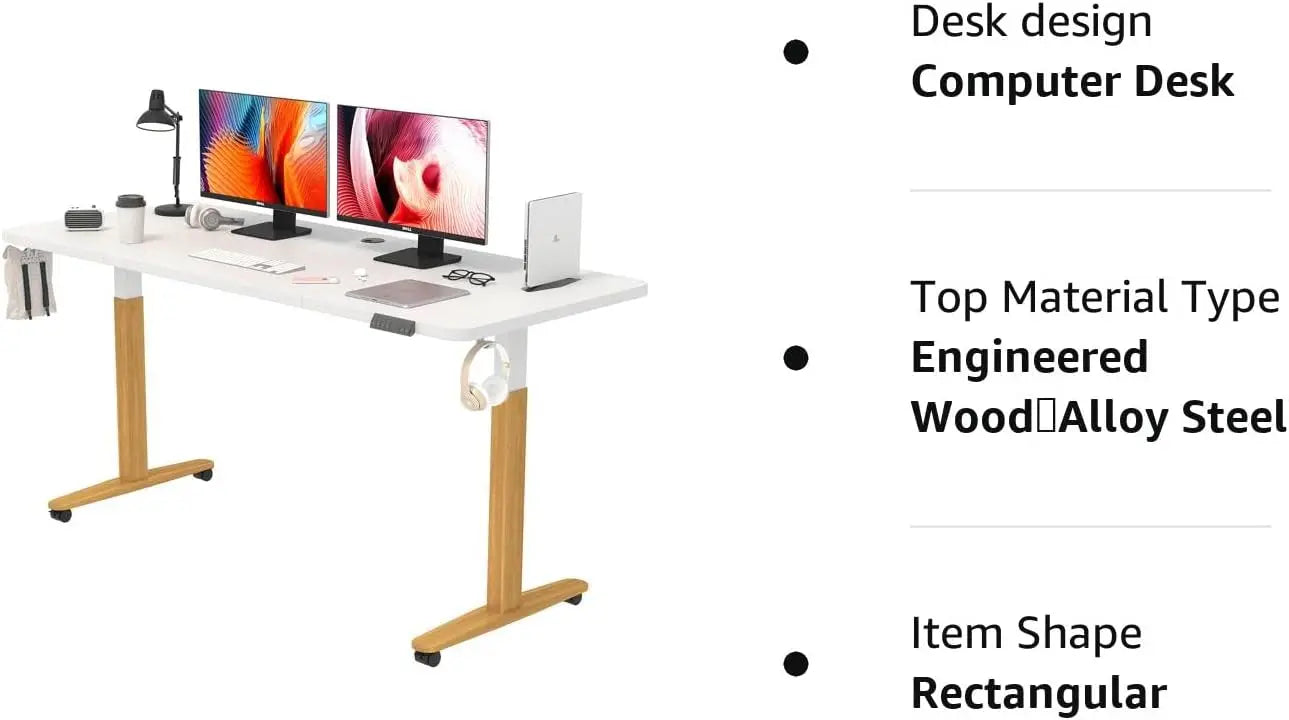 Electric Standing Desk Adjustable, Home Office Sit Stand Up