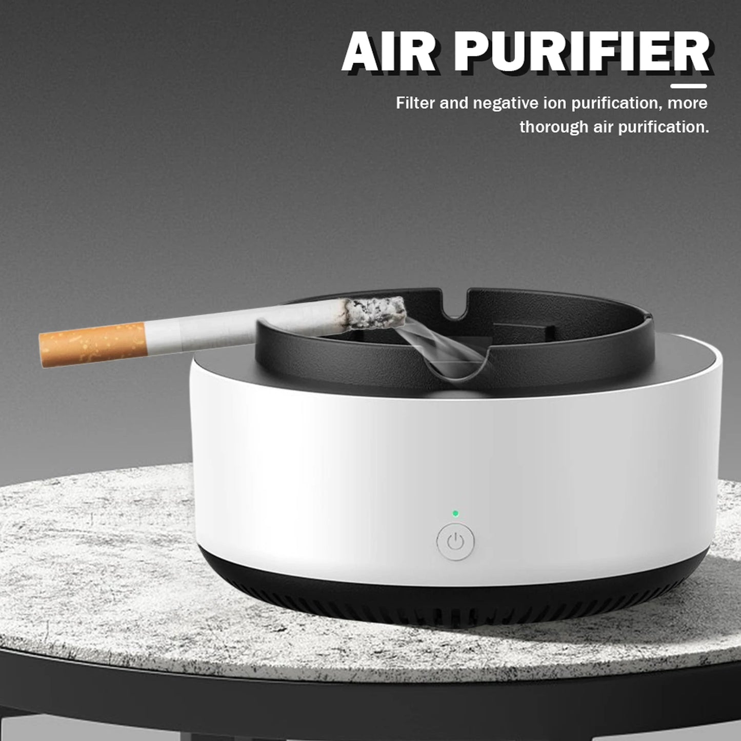 Ashtray Electronic Purifier Smokeless Portable Air Freshener