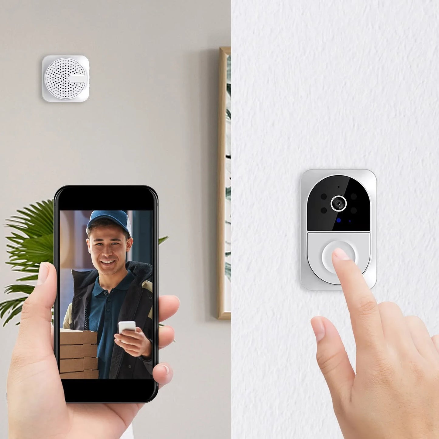 Wi-Fi Camera, With 2-Way Audio, Motion Detection, Night,