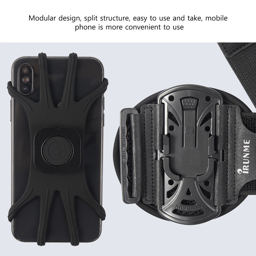 Running  Armbands  360 Rotatable Wristband Phone Holder