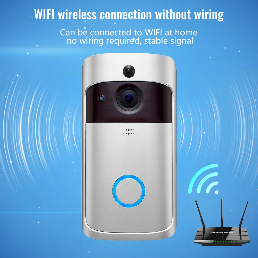 Wi-Fi Video Intercom Night Vision Infrared Security Alarm