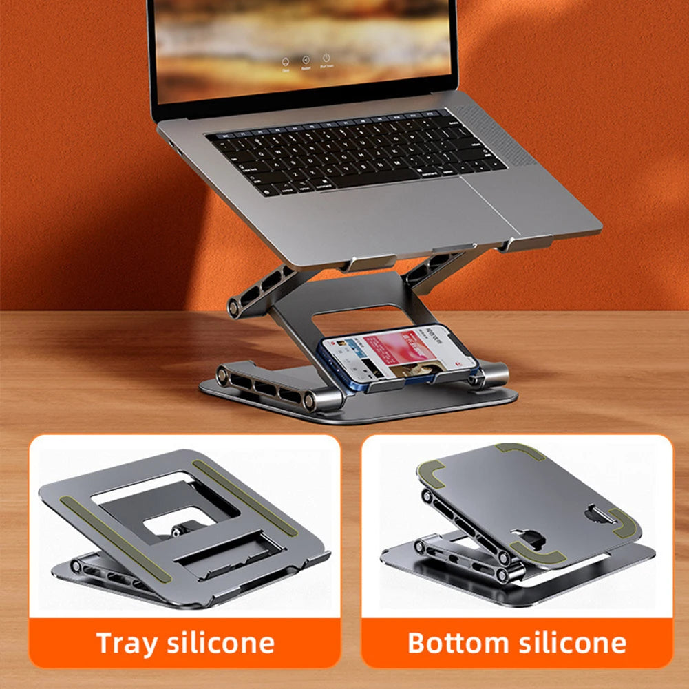 for 11–17-inch Holder Stand Aluminum Alloy Notebook Phone Bracket