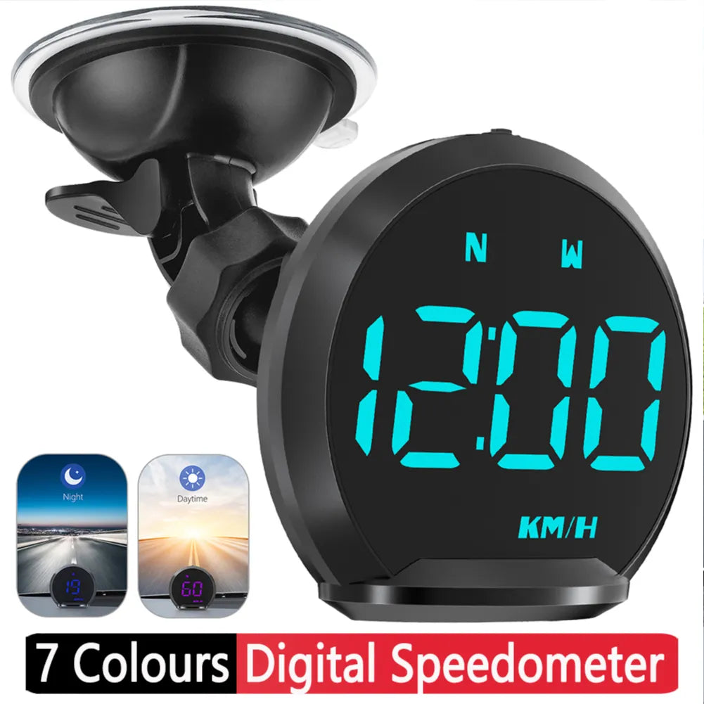 Speedometer Display Car LCD GPS Speed Detector for All Cars