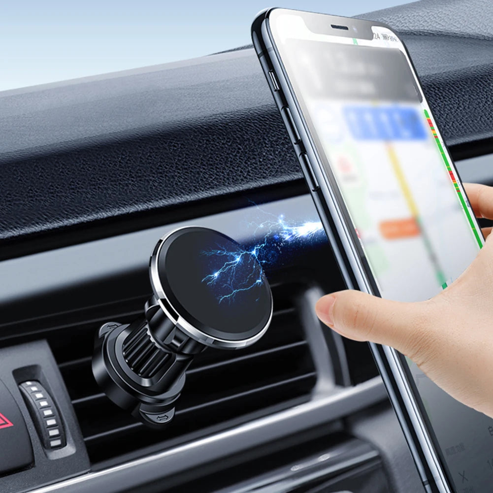 Car Phone Mount t GPS Support Magnetic 360 Degree Rotation