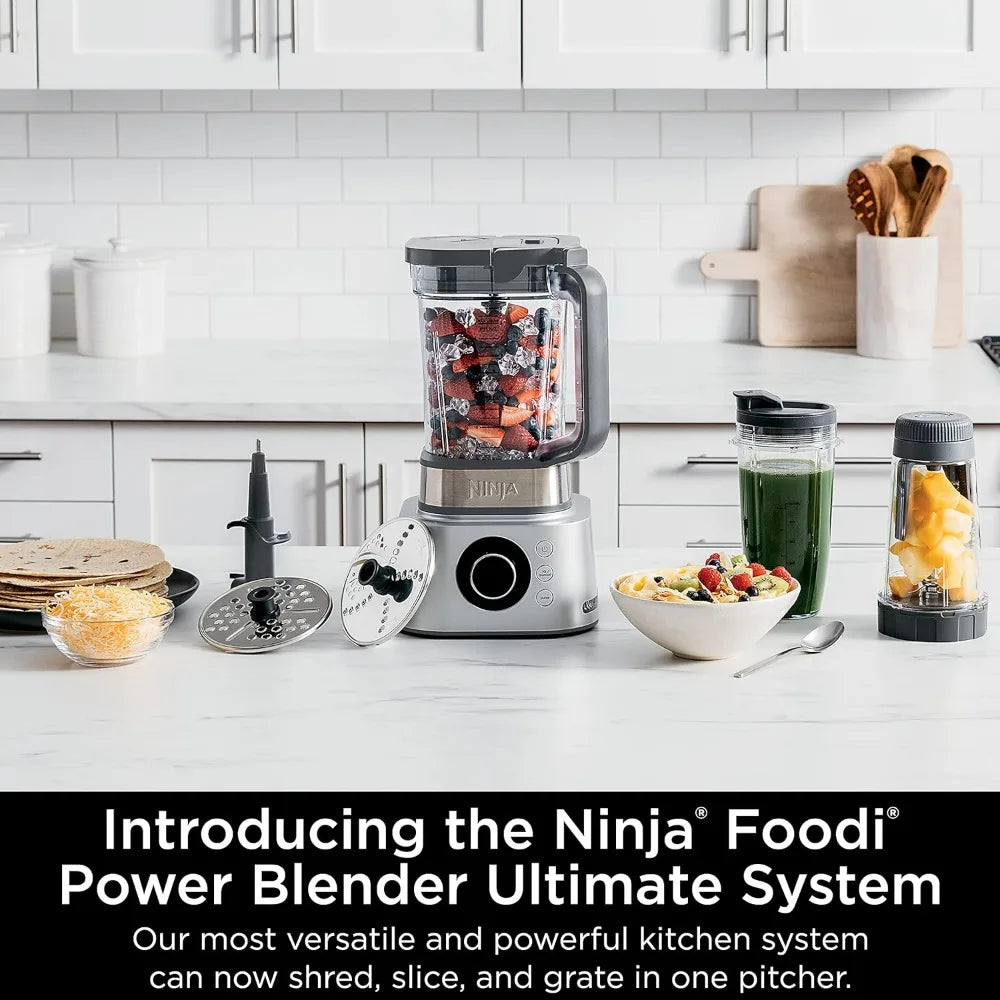 Blender and Food Processor Combo,Foodi Power Blenders For Kitchen and Personal Size,Smoothie Maker, 6 Functions for Bowls