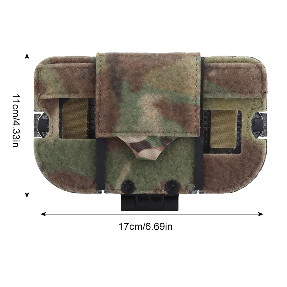 vest Molle Phone Holder Cell Phone Board with MOLLE Strap Carrier