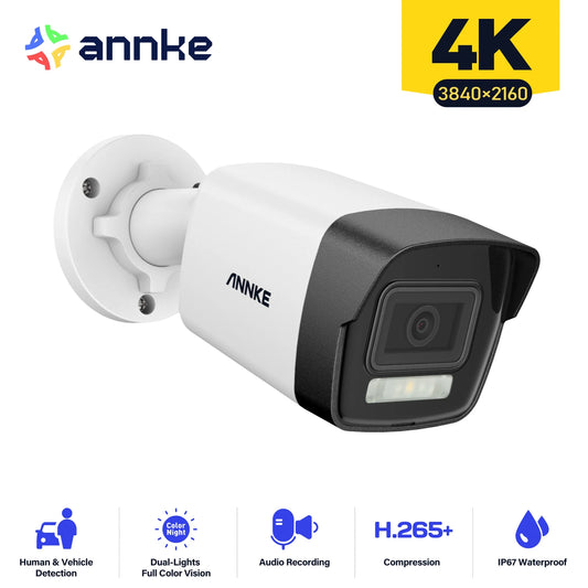 Light Bullet Network Camera Built-in Mic Smart Home t people vehicle detection