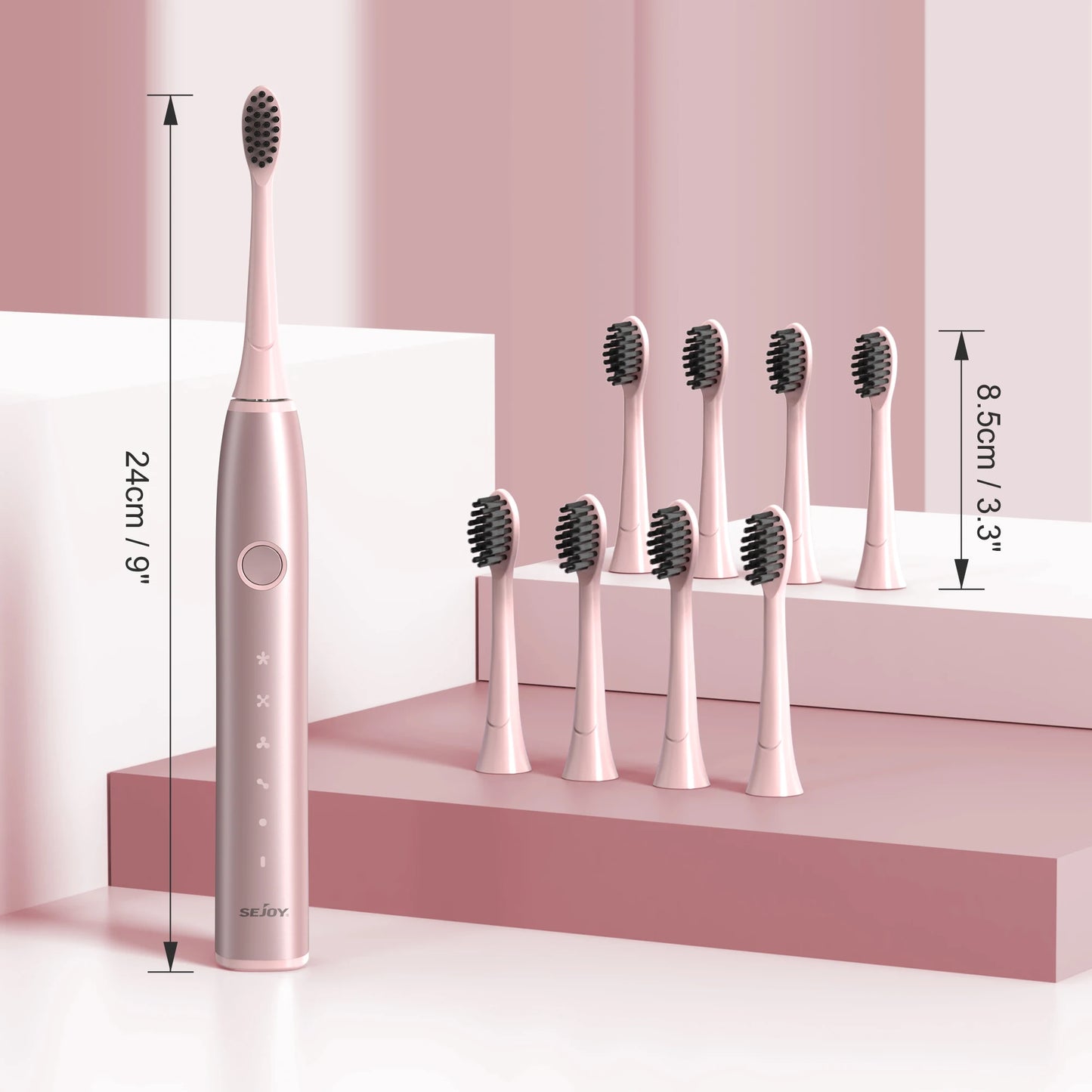 Sonic Electric Toothbrush Oral Cleaning Modes Smart Rechargeable