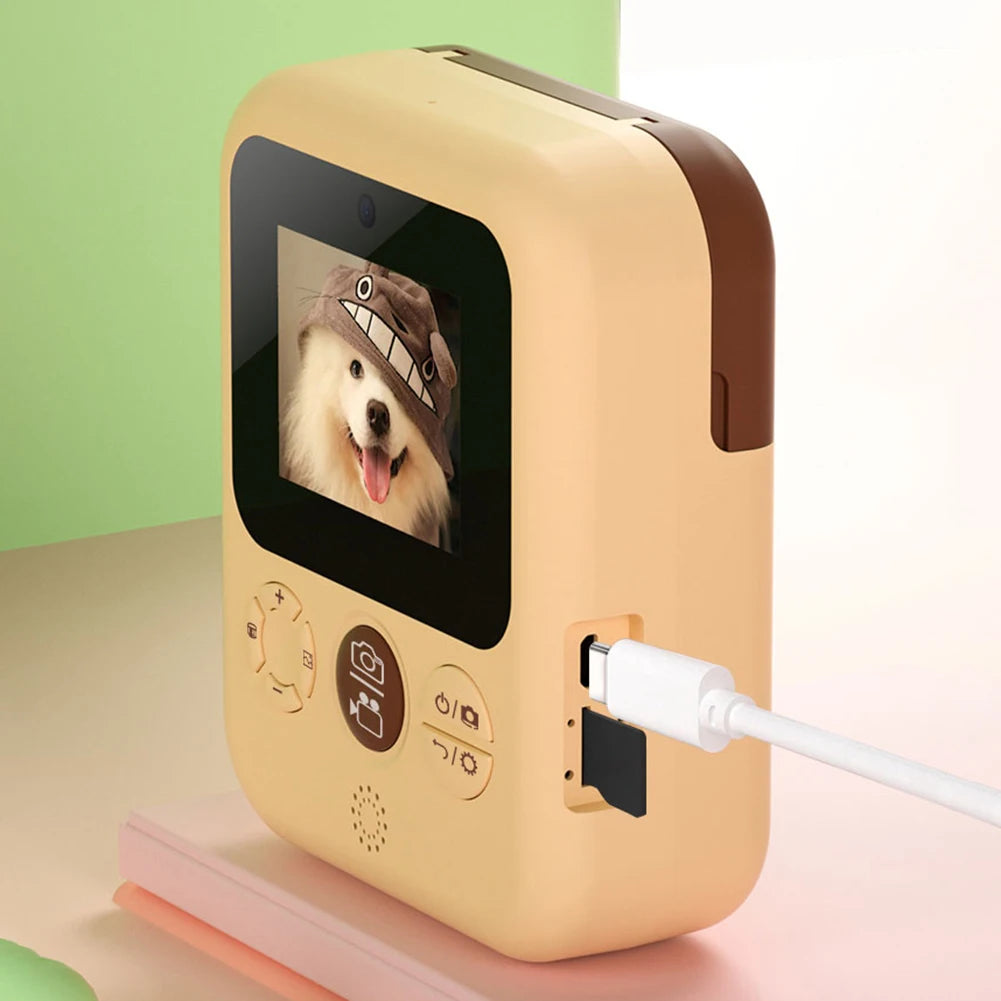 Instant Print Camera, Child Camera Video Recording Instant Printing Camera Gift