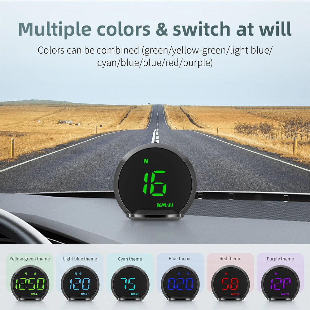 Speedometer Display Car LCD GPS Speed Detector for All Cars