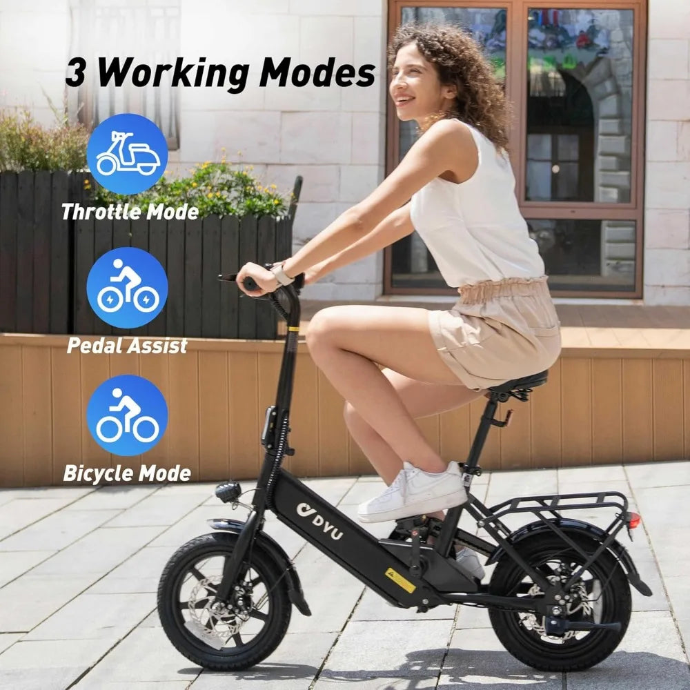 Electric Bike for Adults Teens, 36V 7.5Ah Battery