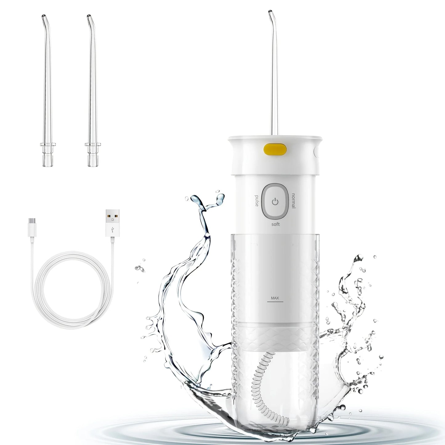 Mini Portable Water Flosser Cordless Teeth Cleaner Irrigator