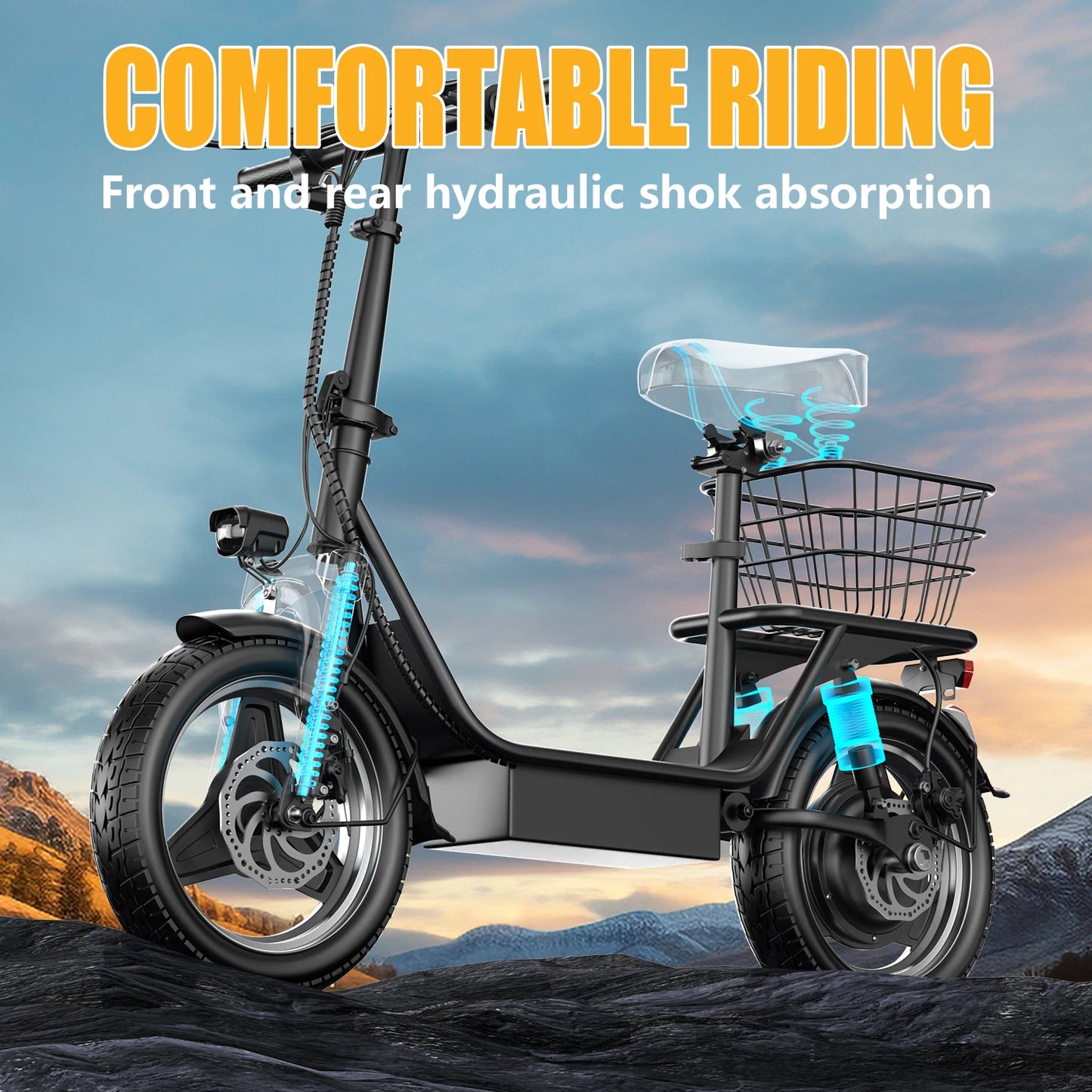 13Ah Electric Bike Folding Foldable City Urban Commuting Bicycles