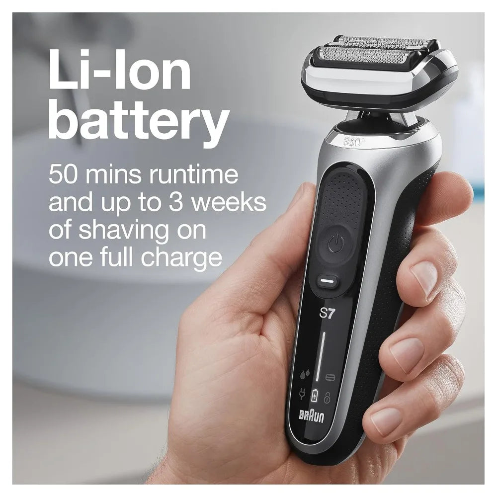 Series 7 360 Electric Shaver with Beard Trimmer Wet & Dry with Travel Case